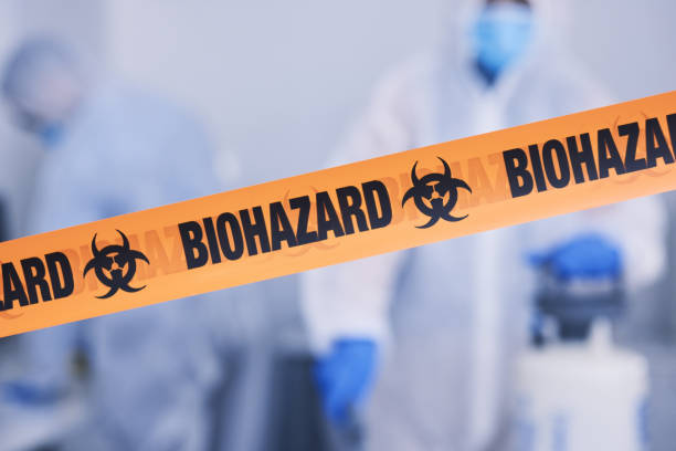 Professional Blood Cleanup technician working in Clayton, MO